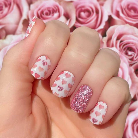 pink-heart-nail-designs
