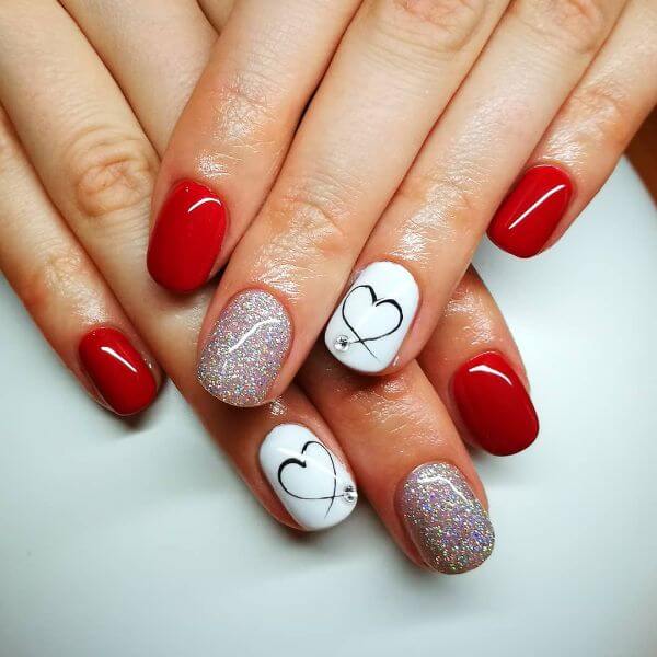 Red-White-Glitter-Nails-with-Heart
